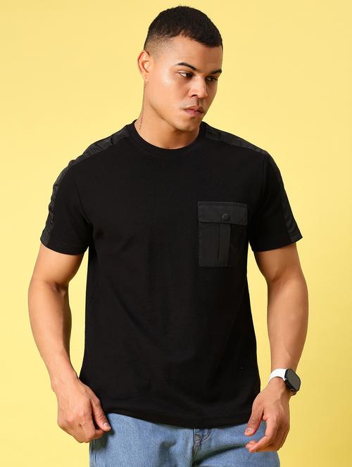 men solid short sleeve regular fit t-shirt - 21935868 - Very Small Image - 1