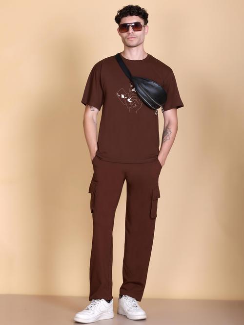 men graphic short sleeve regular fit full length co-ord set - 21943428 - Very Small Image - 1