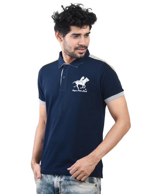 men solid short sleeve regular fit polo t-shirt - 21943559 - Very Small Image - 1