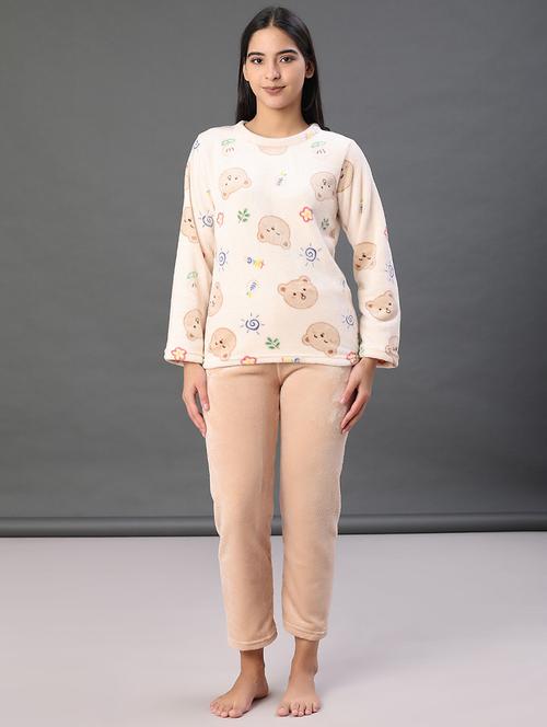 women printed nightwear pyjama set - 21948738 - Very Small Image - 1