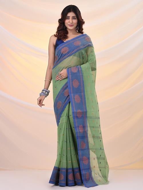 women self design tant saree - 21961426 - Very Small Image - 1