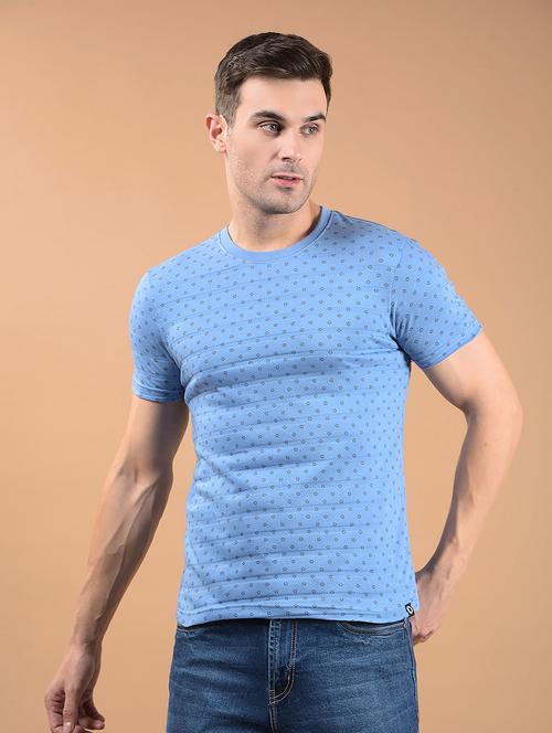 men printed short sleeve slim fit t-shirt - 21962434 - Very Small Image - 1