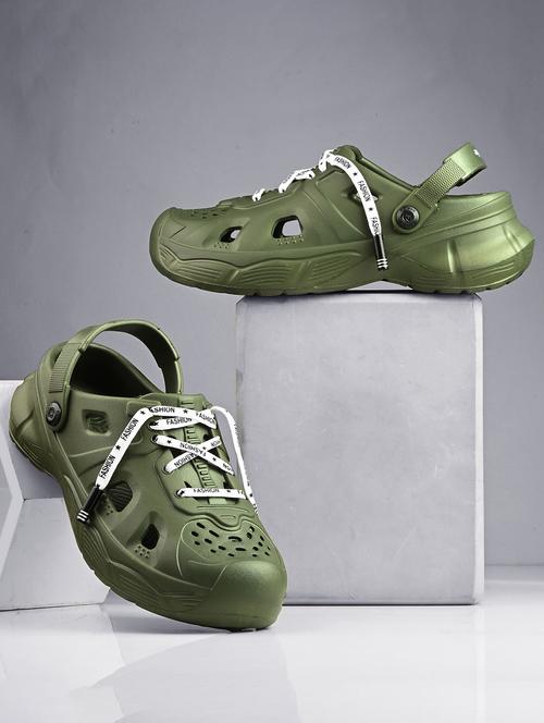 men green slip on clog - 21968575 - Very Small Image - 1