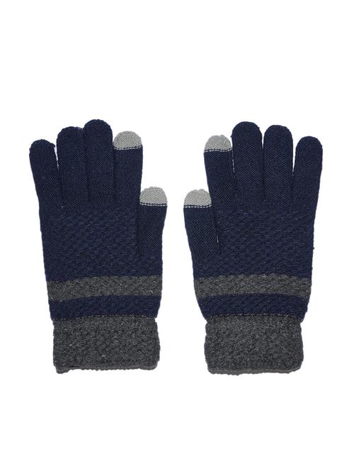 unisex self design winter gloves - 21972965 - Very Small Image - 1