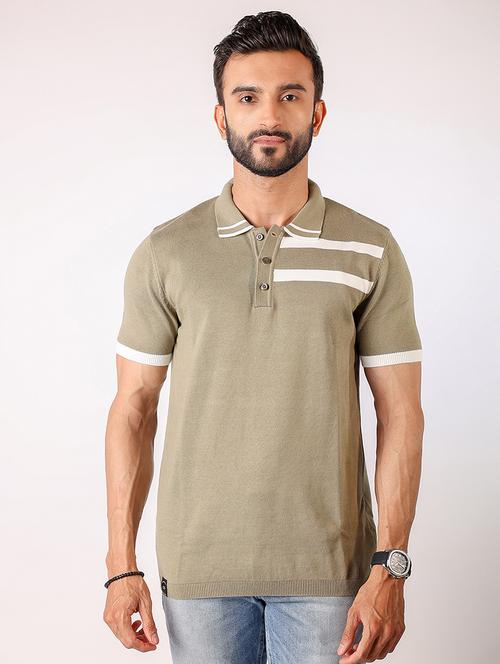 men tapered short sleeve polo t-shirt - 21975741 - Very Small Image - 1