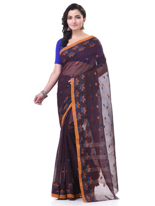 women self design handloom saree - 21977492 - Very Small Image - 1