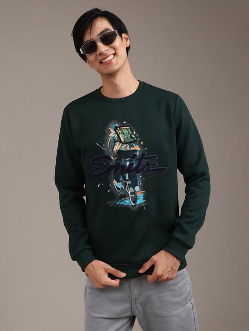men printed long sleeve sweatshirt - 21979437 - Very Small Image - 1