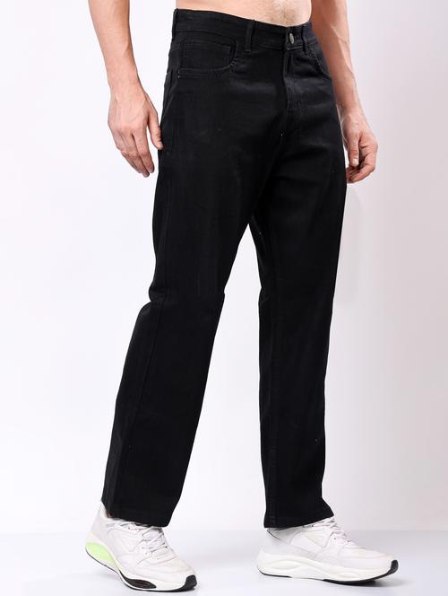 Men Solid Mid Rise Bootcut Jean - 21980980 - Very Small Image - 1