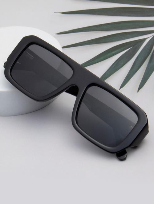 ted smith unisex black aviator luxury acetate sunglasses with polarised lens - 21983083 - Very Small Image - 1