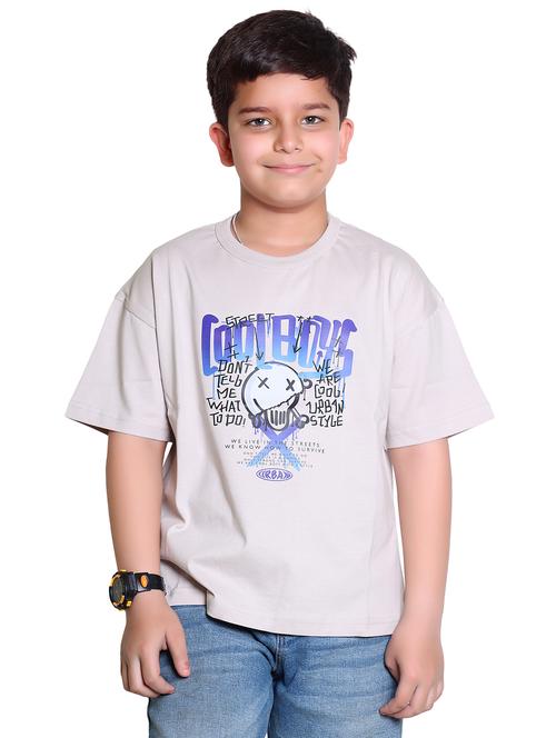 boys printed short sleeve loose fit t-shirt - 21986231 - Very Small Image - 1