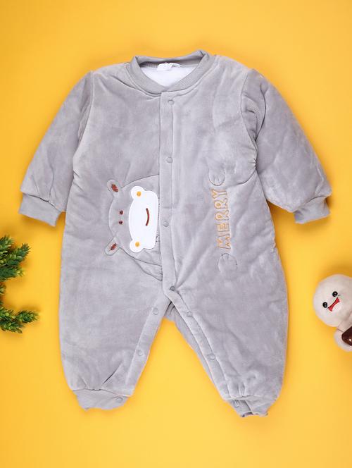 kids printed long sleeve romper - 21986388 - Very Small Image - 1