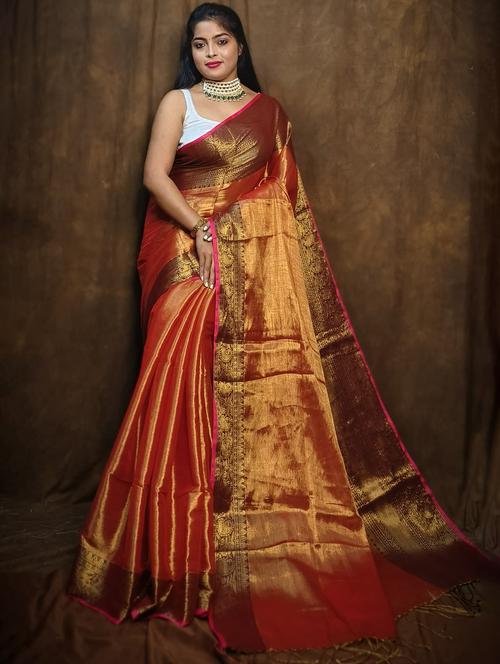 women solid with bordered saree - 22004987 - Very Small Image - 1
