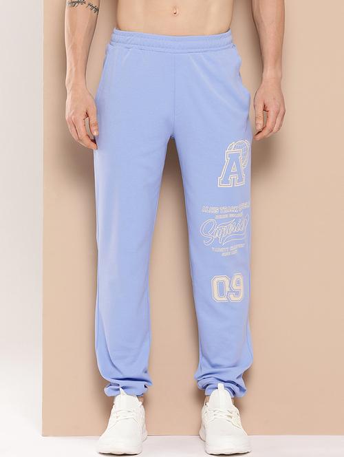 Men Placement Print Mid Rise Regular Fit Jogger - 22009262 - Very Small Image - 1