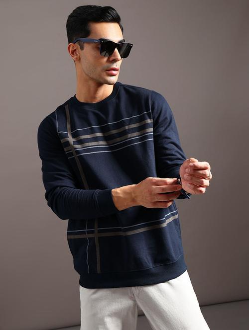 men striped long sleeve sweatshirt - 22013883 - Very Small Image - 1