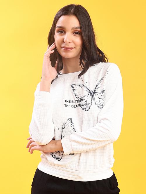 women printed long sleeve sweatshirt - 22014084 - Very Small Image - 1