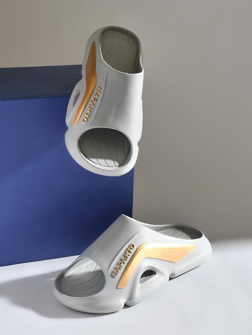 men grey slip on slider - 22016015 - Very Small Image - 1