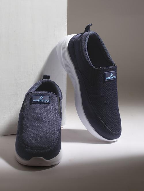 men navy blue slip on sport shoe - 22016142 - Very Small Image - 1