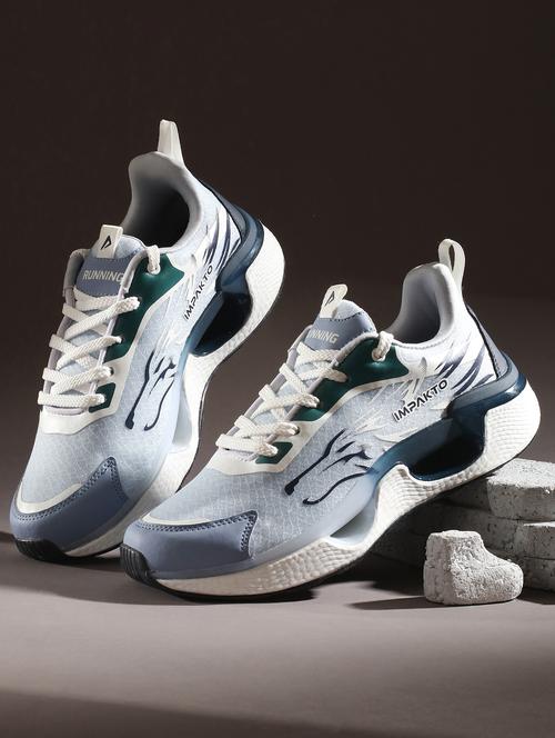 men light blue lace up sport shoe - 22016329 - Very Small Image - 1