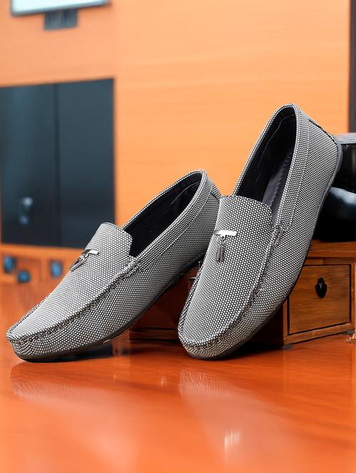 men grey slip on loafer - 22020279 - Very Small Image - 1