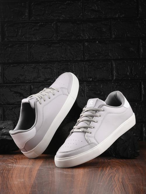 men grey lace up sneaker - 22020509 - Very Small Image - 1