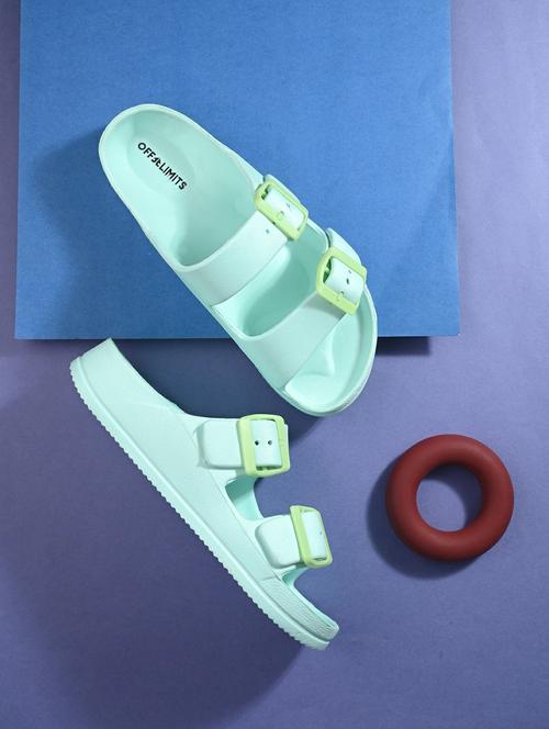 women solid slip on slides  - 22020587 - Very Small Image - 1