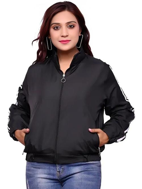 women tapered long sleeve windcheater jacket - 22026220 - Very Small Image - 1