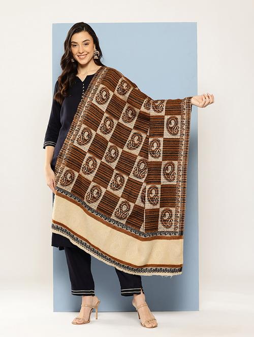 women paisley reversible shawl - 22033718 - Very Small Image - 1