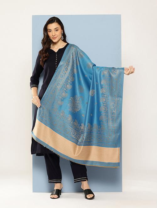 women paisley reversible shawl - 22033732 - Very Small Image - 1