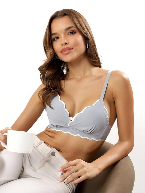women solid heavily padded t-shirt bra - 22034428 - Very Small Image - 1