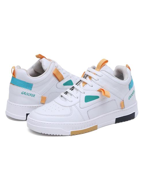 men white lace up sneaker - 22040926 - Very Small Image - 1