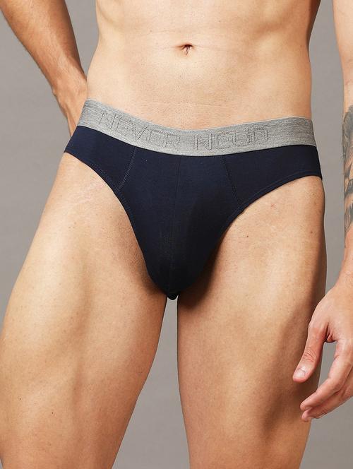 men solid low rise brief - 22052688 - Very Small Image - 1