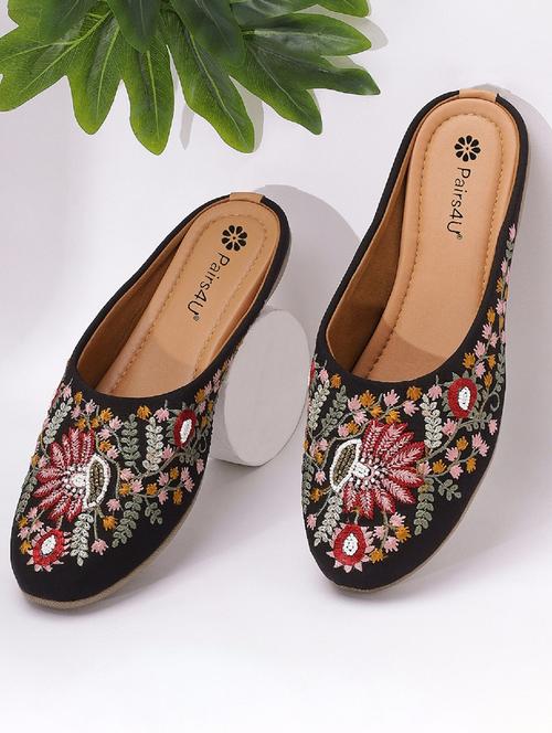 women embroidered slip on juti - 22053838 - Very Small Image - 1