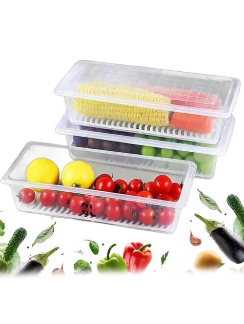 plastic storage container with lid for fridge - 22065818 - Very Small Image - 1