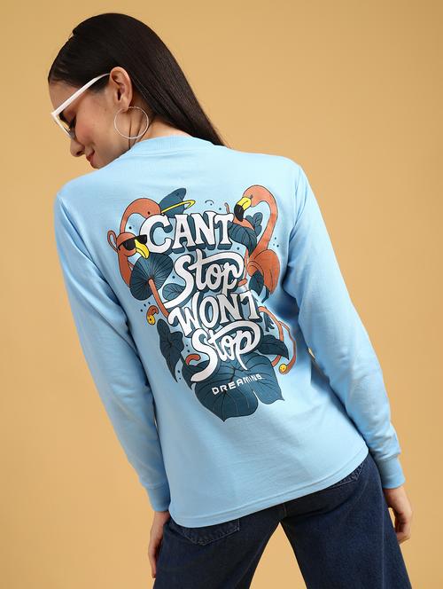 women printed long sleeve sweatshirt - 22072373 - Very Small Image - 1