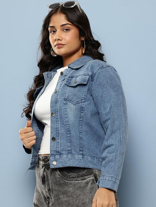 blue denim jacket - 22074028 - Very Small Image - 1