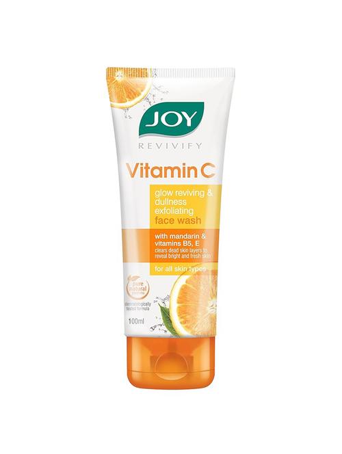joy-revivify vitamin c glow reviving & dullness exfoliating face wash-150 ml - 22076265 - Very Small Image - 1