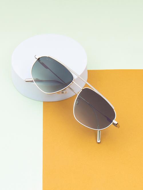 ted smith eyewear unisex |  full rim aviator stylish sunglasses |  uv protected | for men and women - 22079427 - Very Small Image - 1