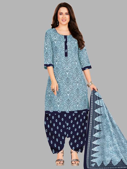 women paisley printed unstitched salwar suit set - 22079492 - Very Small Image - 1