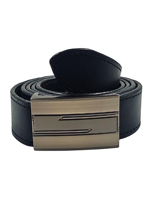 men's black formal leather belt - 22079541 - Very Small Image - 1