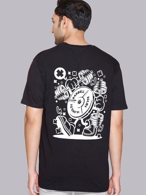 men back print round neck regular fit t-shirt - 22084735 - Very Small Image - 1