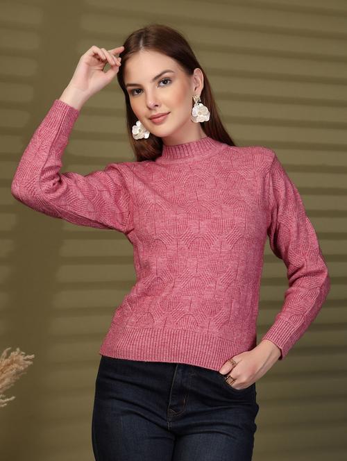 women self designed long sleeve pullover - 22088607 - Very Small Image - 1