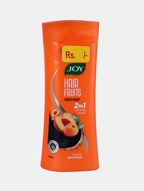 joy-hair fruit long & silky orange shampoo-340 ml - 22091974 - Very Small Image - 1
