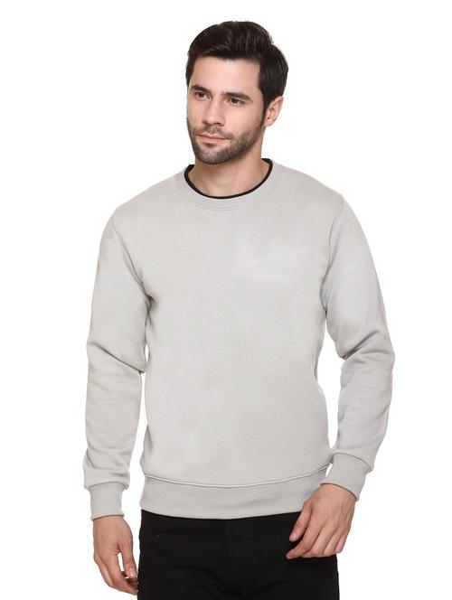 men solid long sleeve regular fit sweatshirt - 22101732 - Very Small Image - 1