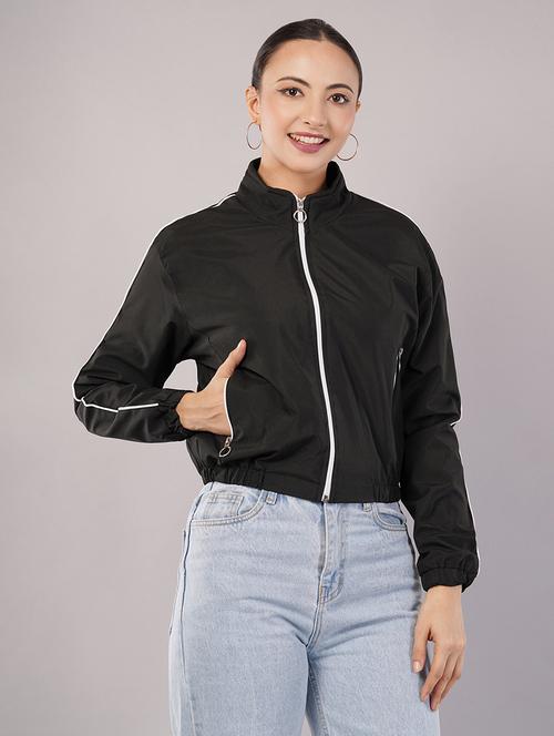 women tapered long sleeve regular jacket - 22103503 - Very Small Image - 1