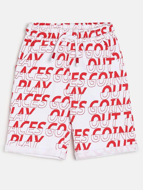 boys printed mid rise regular fit shorts - 22106781 - Very Small Image - 1