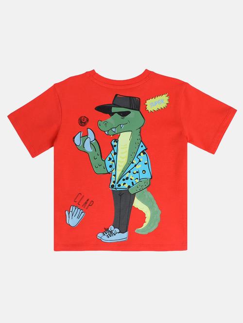 kids printed round neck t-shirt - 22106825 - Very Small Image - 1