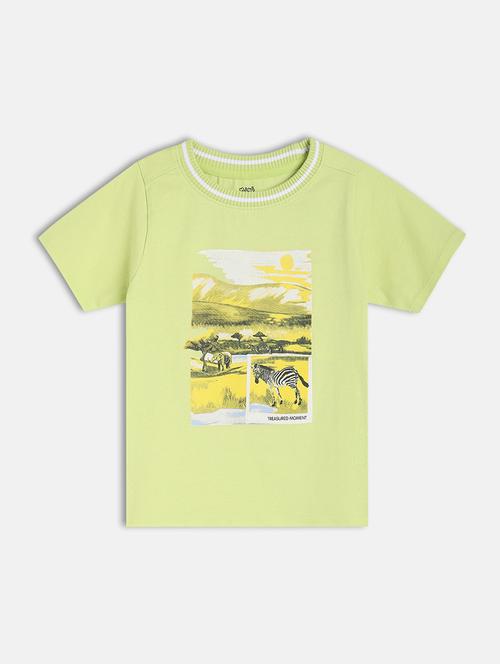 kids graphic printed round neck t-shirt - 22106944 - Very Small Image - 1