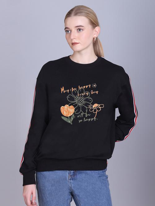 women printed long sleeve sweatshirt - 22107555 - Very Small Image - 1