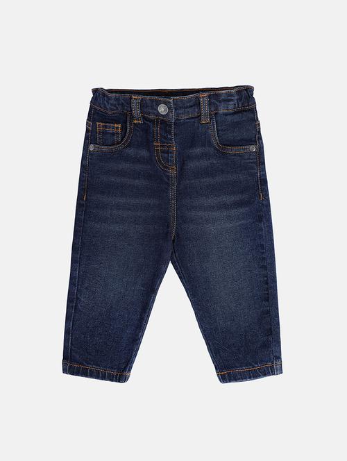 girls washed mid rise slim fit jeans - 22108266 - Very Small Image - 1