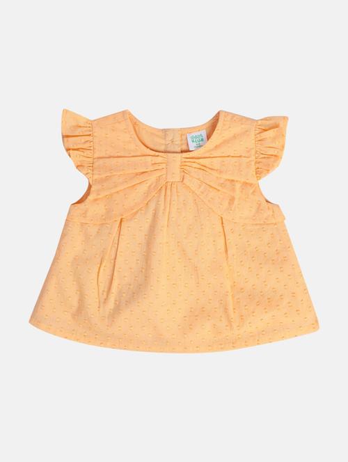 girls self designed round neck top - 22108517 - Very Small Image - 1